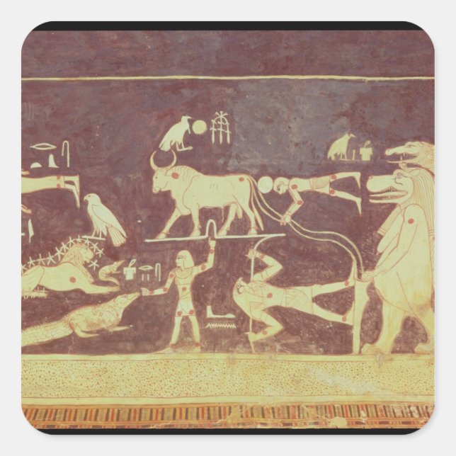 Constellations, from the funerary chamber square sticker (Front)