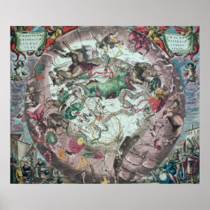 Constellations of the Southern Hemisphere Poster