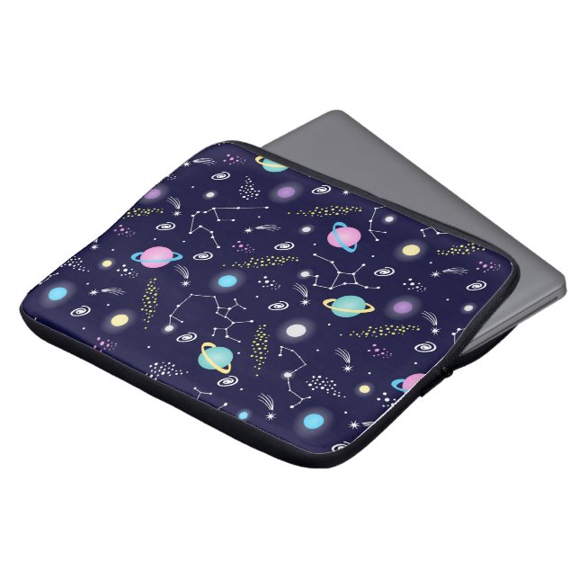 Constellations Pattern Laptop Sleeve (Front Top)