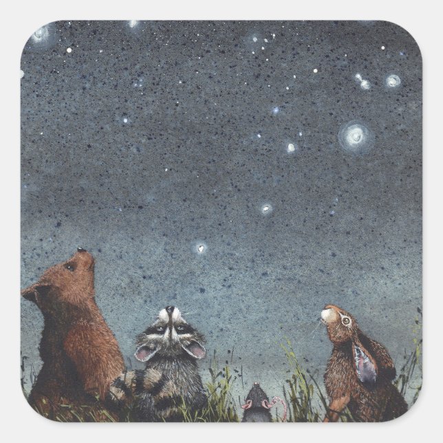 Constellations Square Sticker (Front)