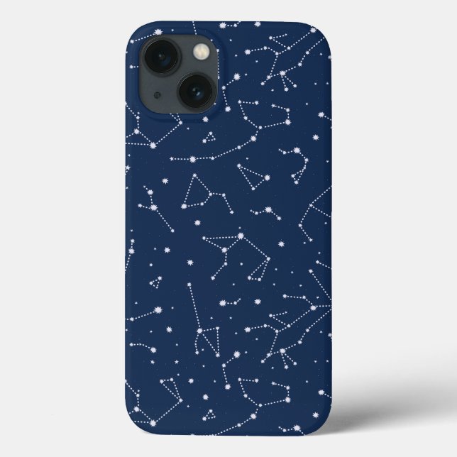 Constellations Starry Sky Navy Blue  Case-Mate iPhone Case (Back)