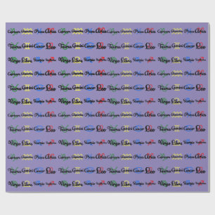 Constellations Wrapping Paper