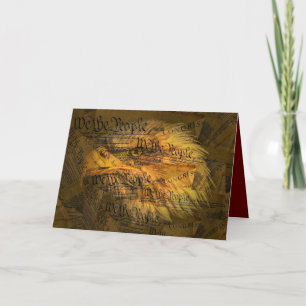 Constitution American Bald Eagle Card