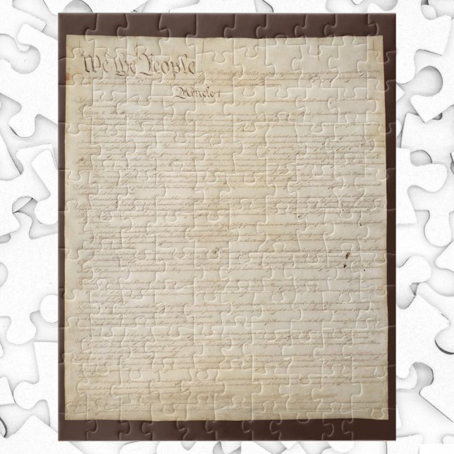 Constitution of the United States, We The People Jigsaw Puzzle (Creator Uploaded)