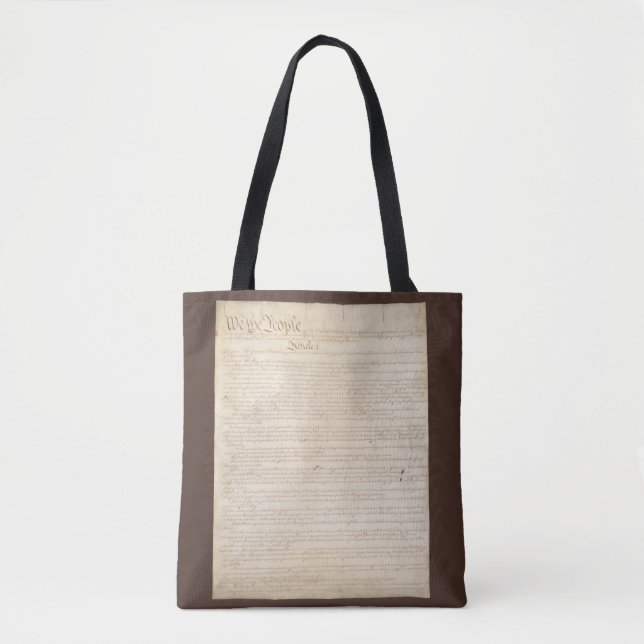 Constitution of the United States, We The People Tote Bag (Front)