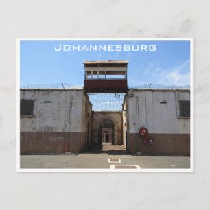 constitution prison johannesburg postcard