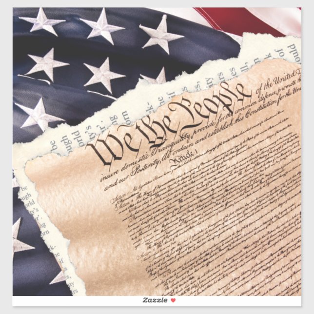 Constitution Vinyl Sticker (Sheet)