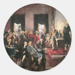 Constitutional Convention Classic Round Sticker