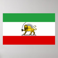Constitutional Monarchy of Iran flag (1907-1980)
