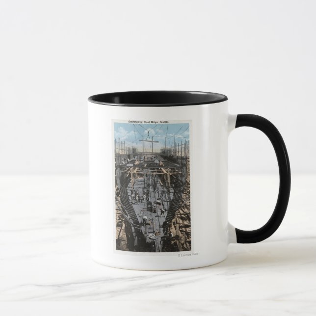 Constructing a Steel Ship Scene Mug (Right)