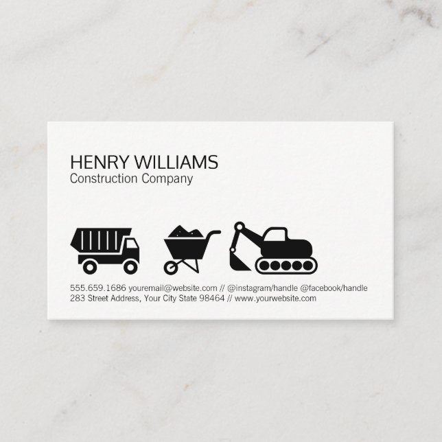 Construction Appointment Card (Front)