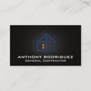 Construction   Architect   General Contractor Business Card