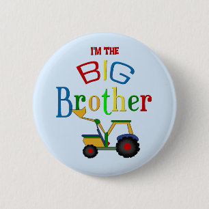 Construction Big Brother Gifts 6 Cm Round Badge