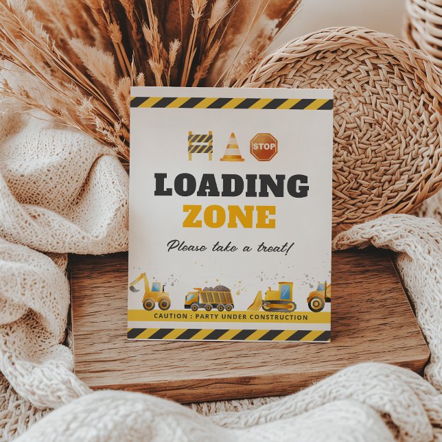 Construction Birthday Custom Sign (Creator Uploaded)