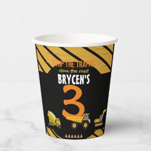 Construction Birthday Dump Truck Party Paper Cups