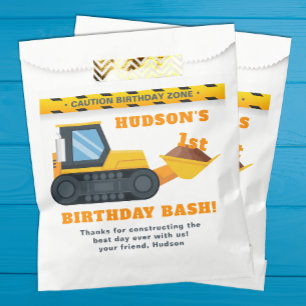 Construction Birthday Favour Bag