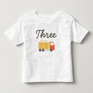 Construction Birthday Party Dump Truck Toddler T-s T-Shirt