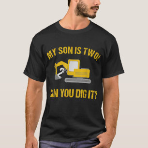 Construction Birthday Party Mum 2nd Birthday T-Shirt