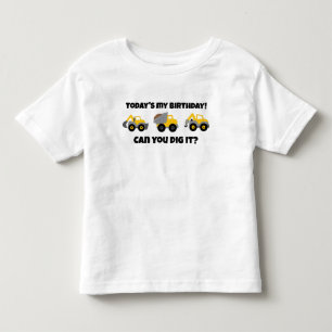 Construction Birthday Party Toddler T-Shirt