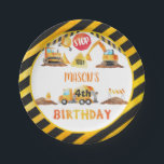 Construction Birthday Plate<br><div class="desc">Perfect Item to Compliment any Construction Birthday!</div>