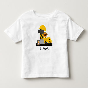 Construction Birthday Shirt, Dump Truck Age 1 Toddler T-Shirt