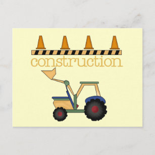 Construction Bucket Loader t-shirts and Gifts Postcard