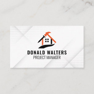 Construction Build   Carpentry   Home Repair Business Card