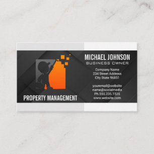 Construction Builder   Blue Collar   Engineer Business Card