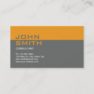 Construction Builder Contractor Mechanic Plain Business Card