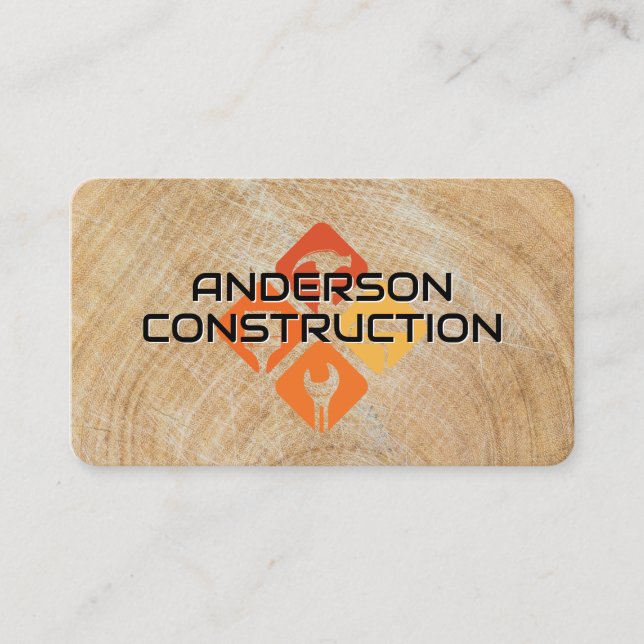 Construction | Builder Tools Business Card (Front)