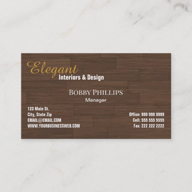 Construction Business Card (Front)