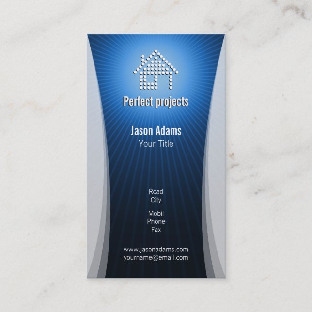 Construction Business Card (Front)