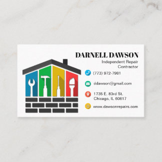 construction business card