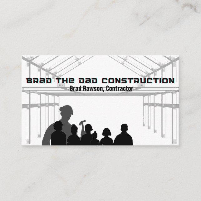 Construction Business Card (Front)