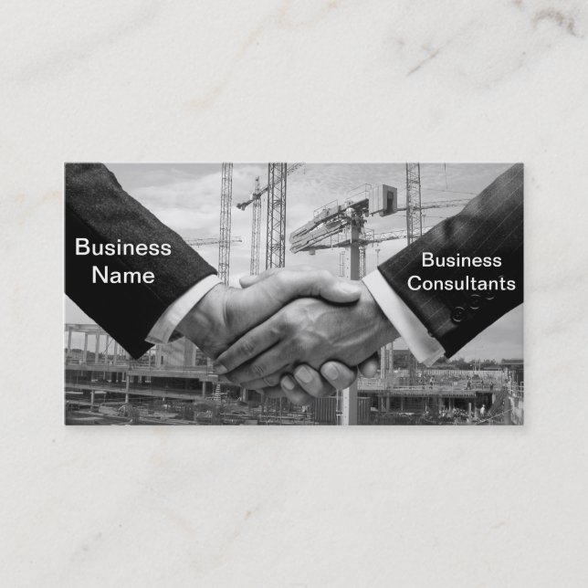 Construction business card (Front)