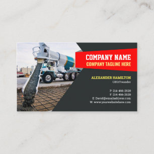 Construction Business Card (Concretes)