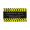Construction Business Card Grunge yellow black