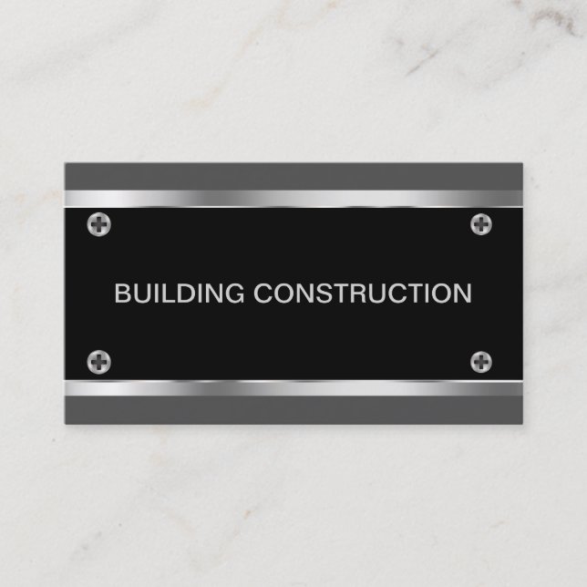 Construction Business Cards (Front)