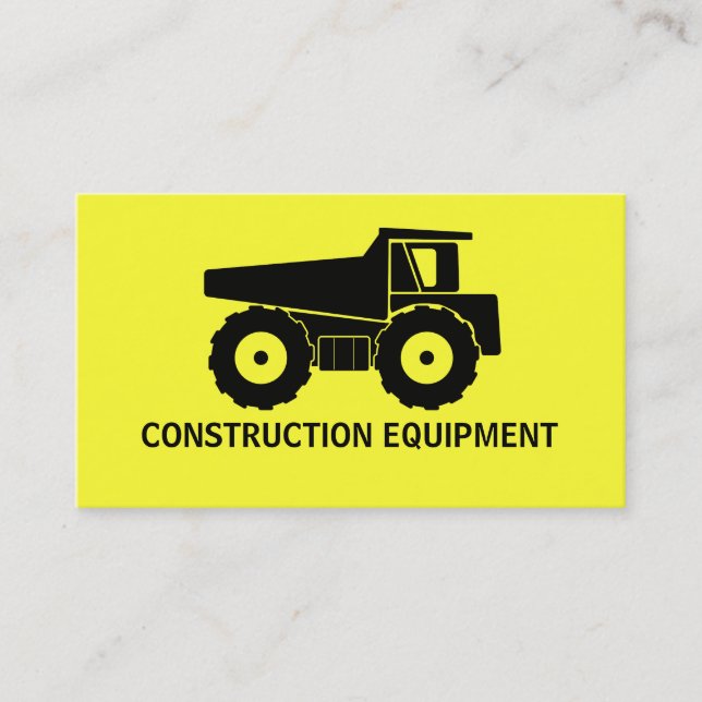Construction Business Cards (Front)