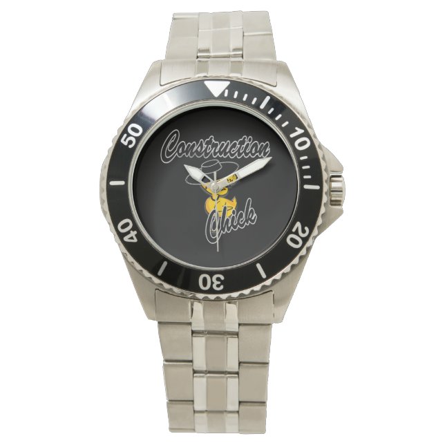 Construction Chick #4 Watch (Front)
