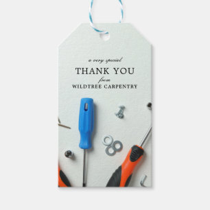 Construction Cluster   A Special Thank You Gift Tags
