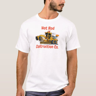 Construction Company Backhoe And Motor Grader Tee