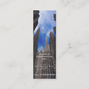 construction company business card