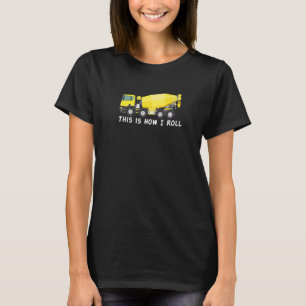 Construction Concrete Mixer Big Trucks for Boys & T-Shirt