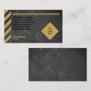 Construction   Contractor  Business Card
