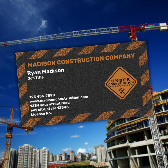 Construction | Contractor Business Card (Creator Uploaded)