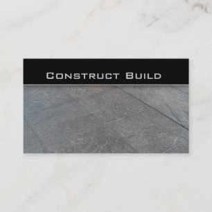 Construction Contractor Driveway Business Card 2