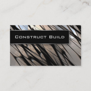 Construction Contractor Wire Business Card Smoky