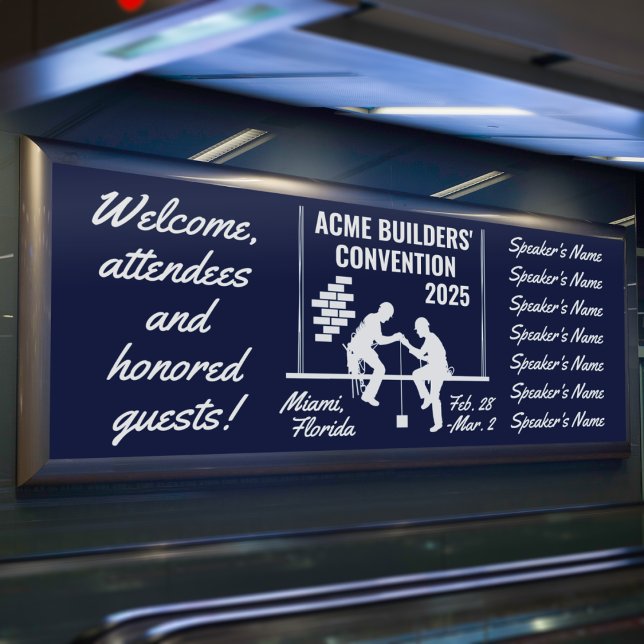 Construction Convention Retro-Style Banner (Creator Uploaded)