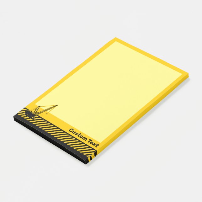 Construction Crane Post-it Notes (Angled)